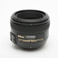 Nikon AF-S Nikkor 50mm f1.4G Lens, caps, pouch, UV filter, clean & sharp!