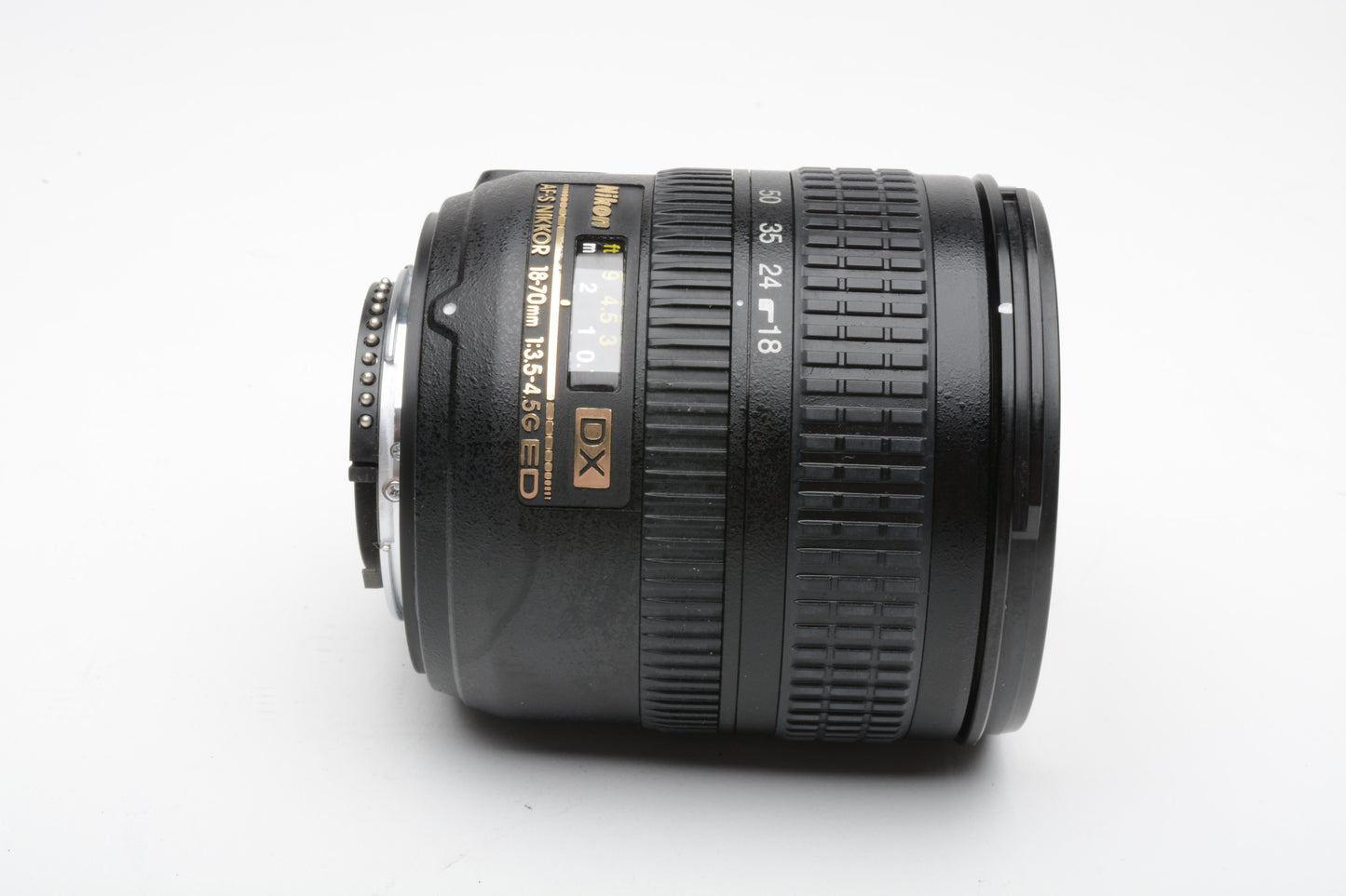 Nikon AF-S Nikkor 18-70mm 1:3.5-4.5 G ED DX IF w/caps, hood, works great