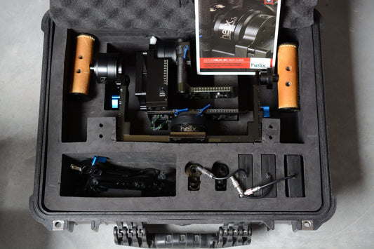 Letus Helix Jr. 3-Axis Electronic Gimbal Stabilizer Kit, Pelican 1550 Case, Great!