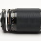 Nikon Nikkor 35-200mm f3.5-4.5 AI-S zoom lens w/Macro + L37c, clean & sharp