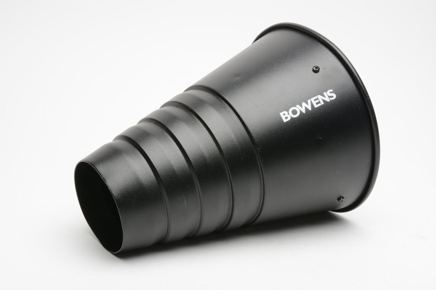 Bowens Snoot, ~9" long, 3" front, light use, still great