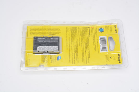 Sony NP-FM50 Lithium battery pack, New in blister pack