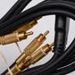 OFC Gold tipped AV cable (2x3), very clean, ~60" long