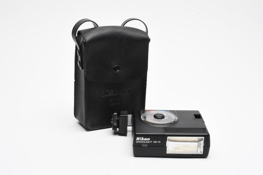 Nikon SB-15 compact flash w/case, Fully tested, Great design, Nice, Clean