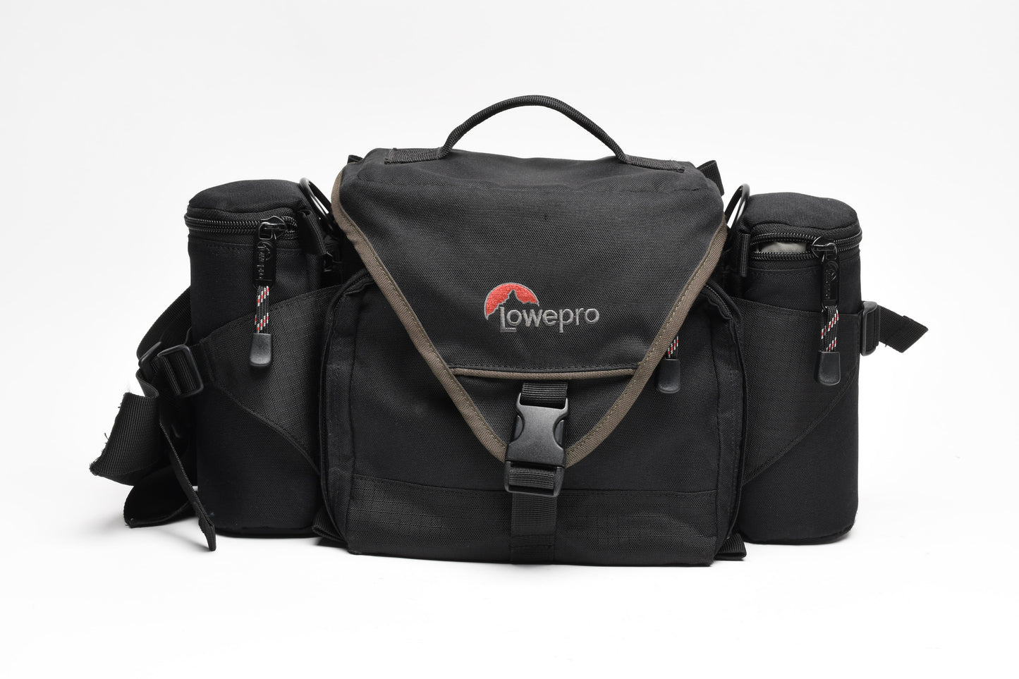 LowePro OffRoad w/2X side lens compartments, very clean
