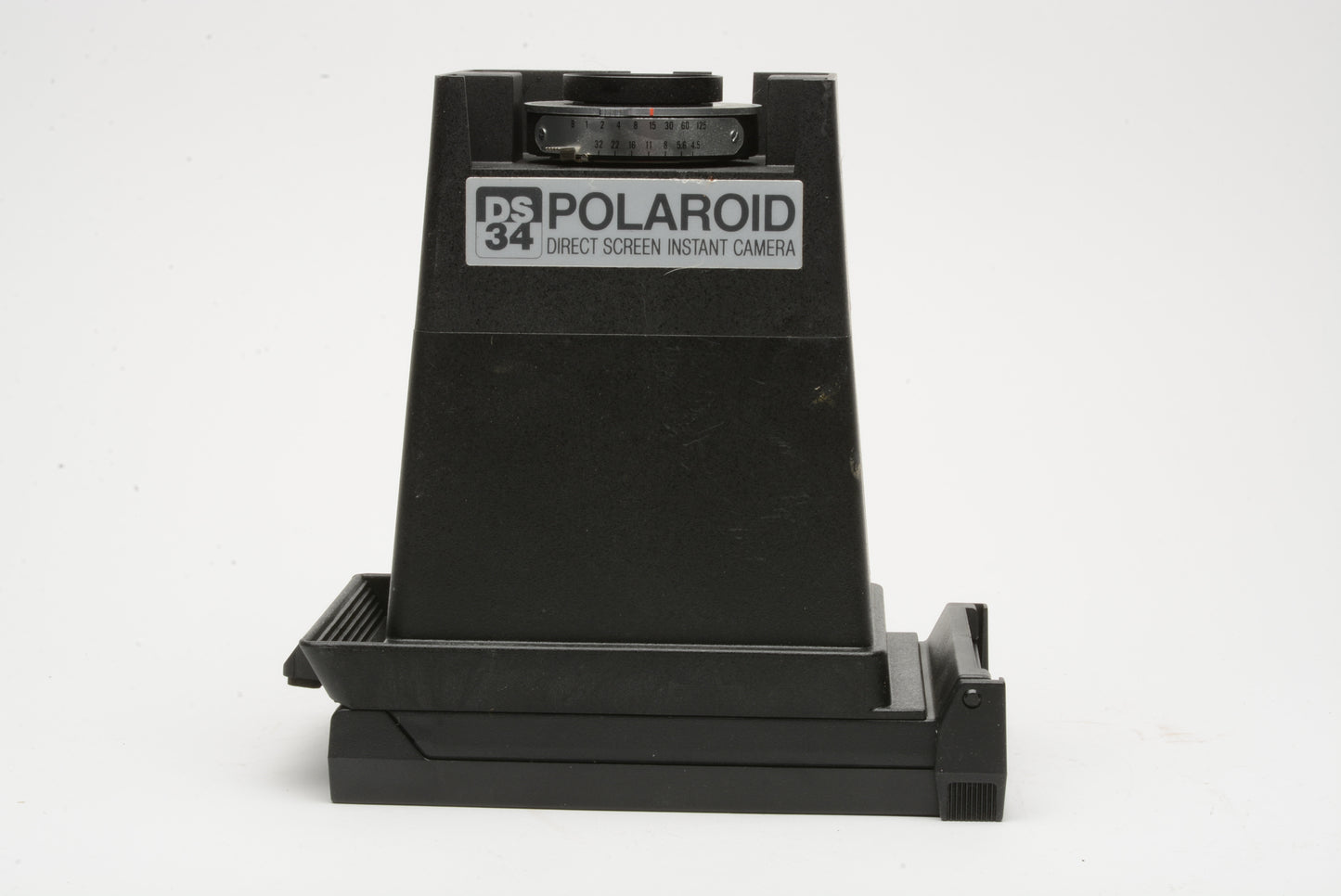 Polaroid DS-34 Copal Direct Screen Instant Camera w/105mm f4.5 Tominon Lens +CR