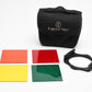 Cokin P Series Filter Holder, 77mm Ring + 4X B&W Contrast filters in case