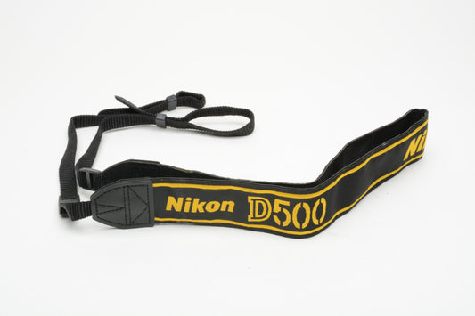 Nikon D500 Genuine camera strap, nice & clean