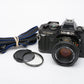 Minolta X700 35mm SLR w/50mm f2 lens, strap, cap, new seals, UV, Nice