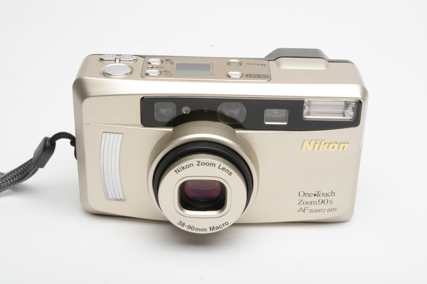 Nikon OneTouch Zoom 90S 35mm Point&Shoot QD w/38-90mm zoom QD, Clean!