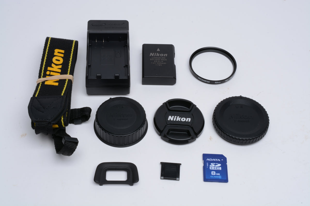 Nikon D3100 DSLR w/ AF-S Nikkor 18-55mm f3.5-5.6G VR Boxed Kit