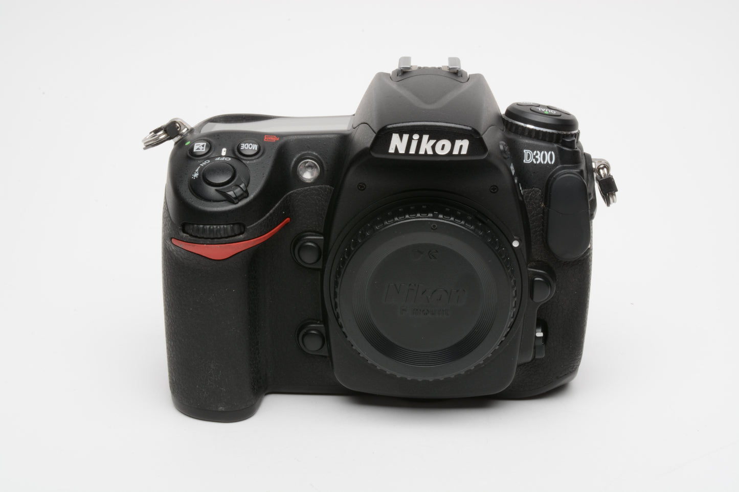 Nikon D300 DSLR Body, 2batts, charger, manual, USB, strap, only 10,547 Acts, clean