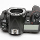 Nikon D300 DSLR Body, 2batts, charger, manual, USB, strap, only 10,547 Acts, clean