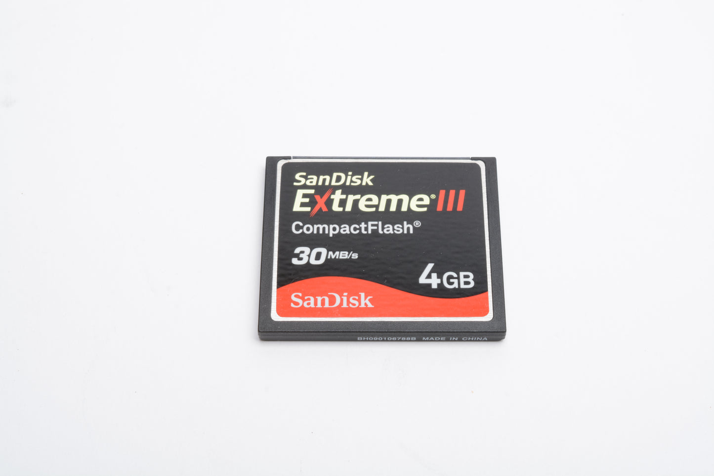 Sandisk Extreme III 4GB CF Card 30MB/s w/ jewel case, formatted