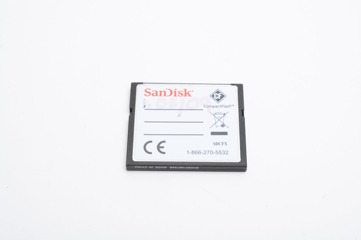 Sandisk Extreme III 4GB CF Card 30MB/s w/ jewel case, formatted