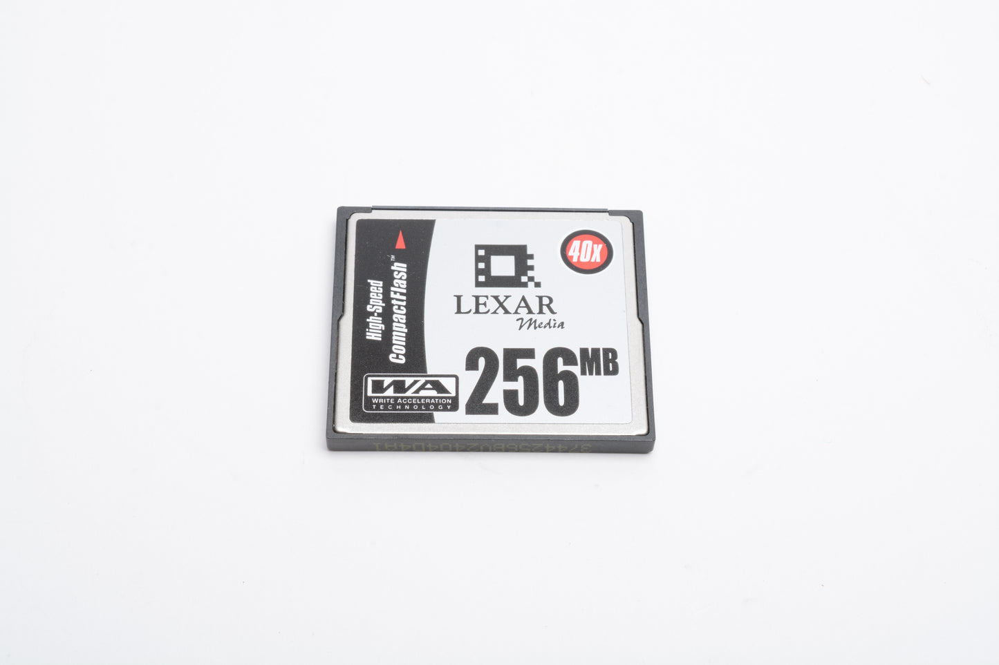 Lexar 256MB 40x Speed CF Card w/ jewel case, formatted, mint-