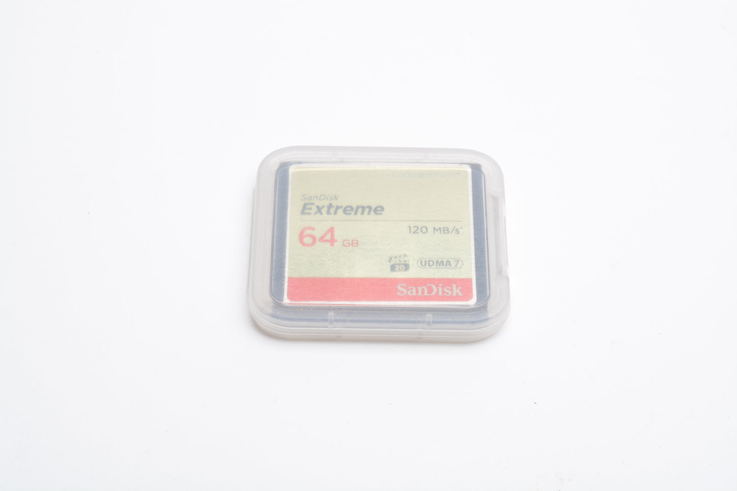 Sandisk Extreme 64GB CF Card 120MB/s w/ jewel case, formatted