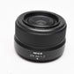 Nikon Nikkor Z 24mm f1.7 Z DX lens, HN-42 Hood, Mint-, Boxed, USA