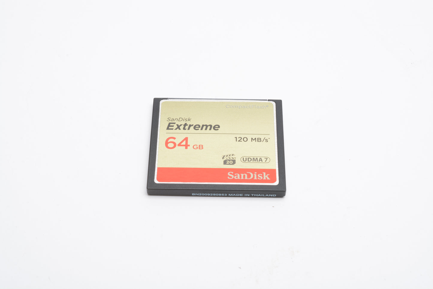 Sandisk Extreme 64GB CF Card 120MB/s w/ jewel case, formatted