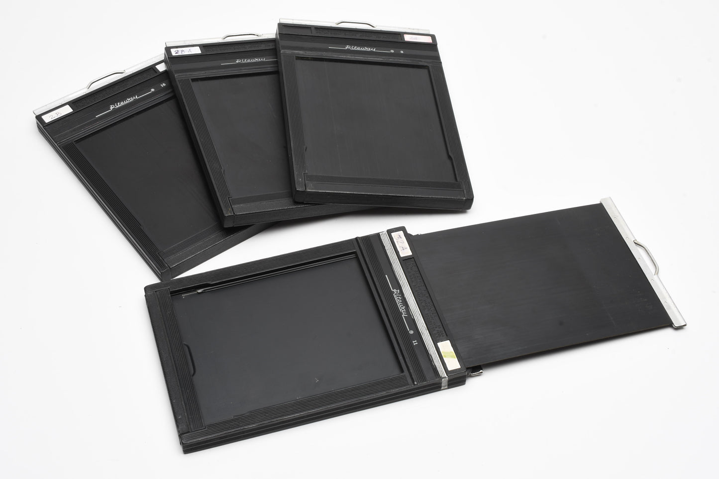 4X 4x5 Graphic Riteway Film holder sheet film holders #1284, Clean
