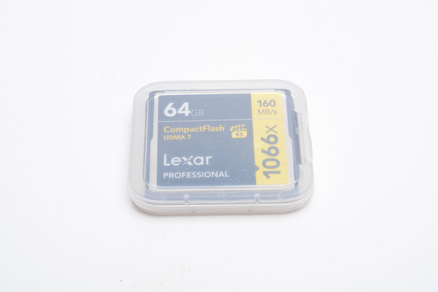Lexar 64GB 1066x Speed CF Card 160MB/s w/ jewel case, formatted, mint-