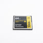 Lexar 64GB 1066x Speed CF Card 160MB/s w/ jewel case, formatted, mint-