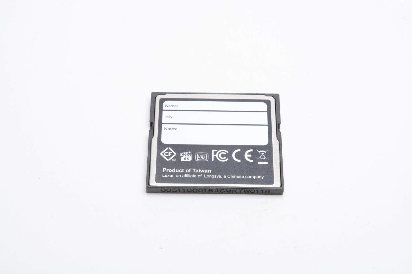 Lexar 64GB 1066x Speed CF Card 160MB/s w/ jewel case, formatted, mint-