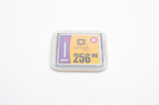 Lexar 256MB 4x Speed CF Card w/ jewel case, formatted