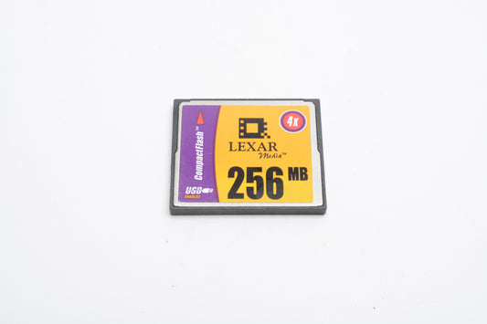 Lexar 256MB 4x Speed CF Card w/ jewel case, formatted