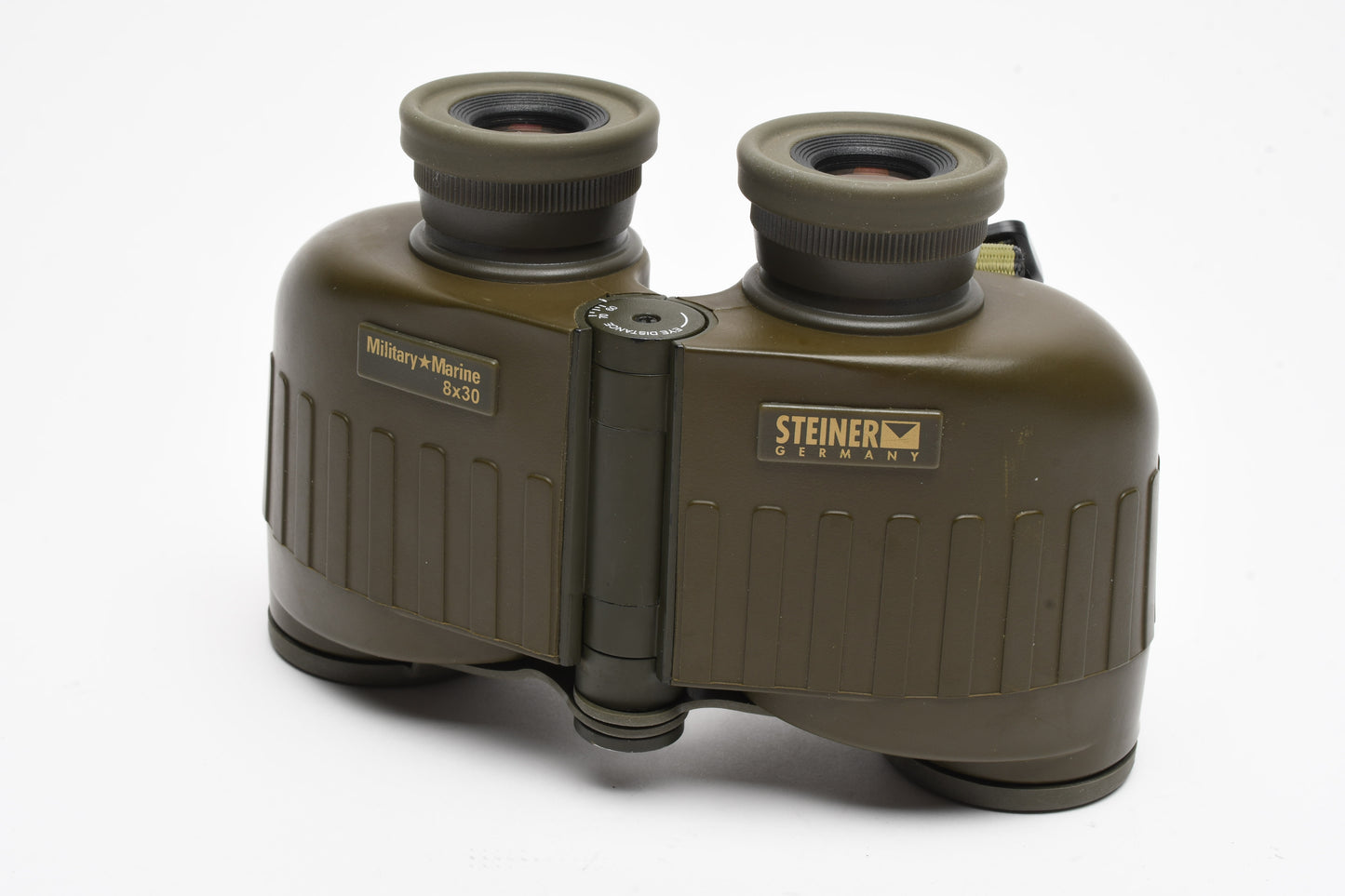 Steiner 8 x 30 Military Marine Binoculars, caps, Very clean and sharp!