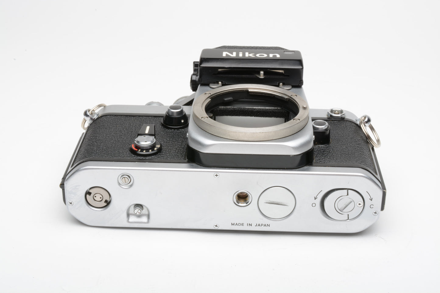 Nikon F2 35mm SLR body w/DP-1 finder, very clean & accurate, Nice!