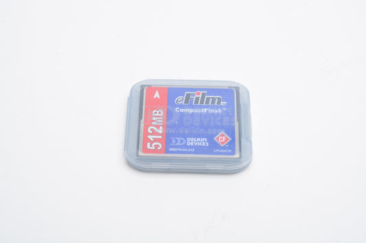 Delkin Devices eFilm 512MB CF Card w/ jewel case, formatted