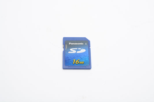 Panasonic 16MB SD Card w/ jewel case (for early digital cameras)