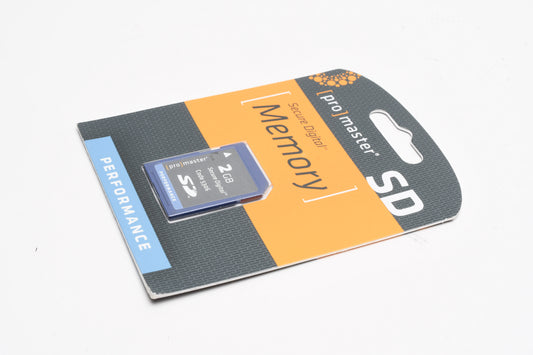 Promaster 2GB SD card #5306 , New