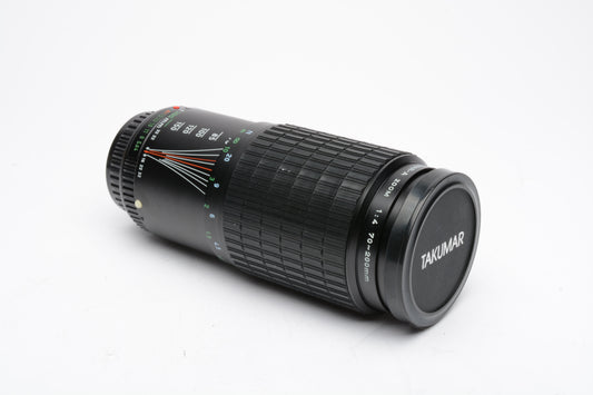 Pentax Takumar-A 70-200mm f4 PK Mount telephoto zoom lens