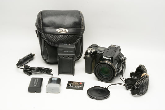 Nikon Coolpix 5700 5MP Digital Point&Shoot camera, CF+case, tested