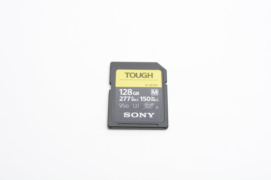 Sony Tough 128GB SD Card 277MB/s(R) 150MB/s(W) w/ jewel case, formatted