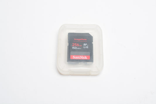 Sandisk ImageMate 256GB 150MB/s SD Card w/ jewel case, formatted