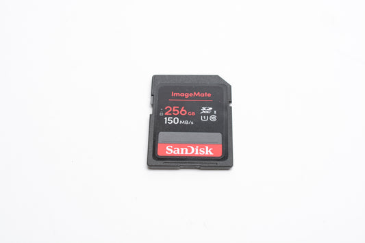 Sandisk ImageMate 256GB 150MB/s SD Card w/ jewel case, formatted