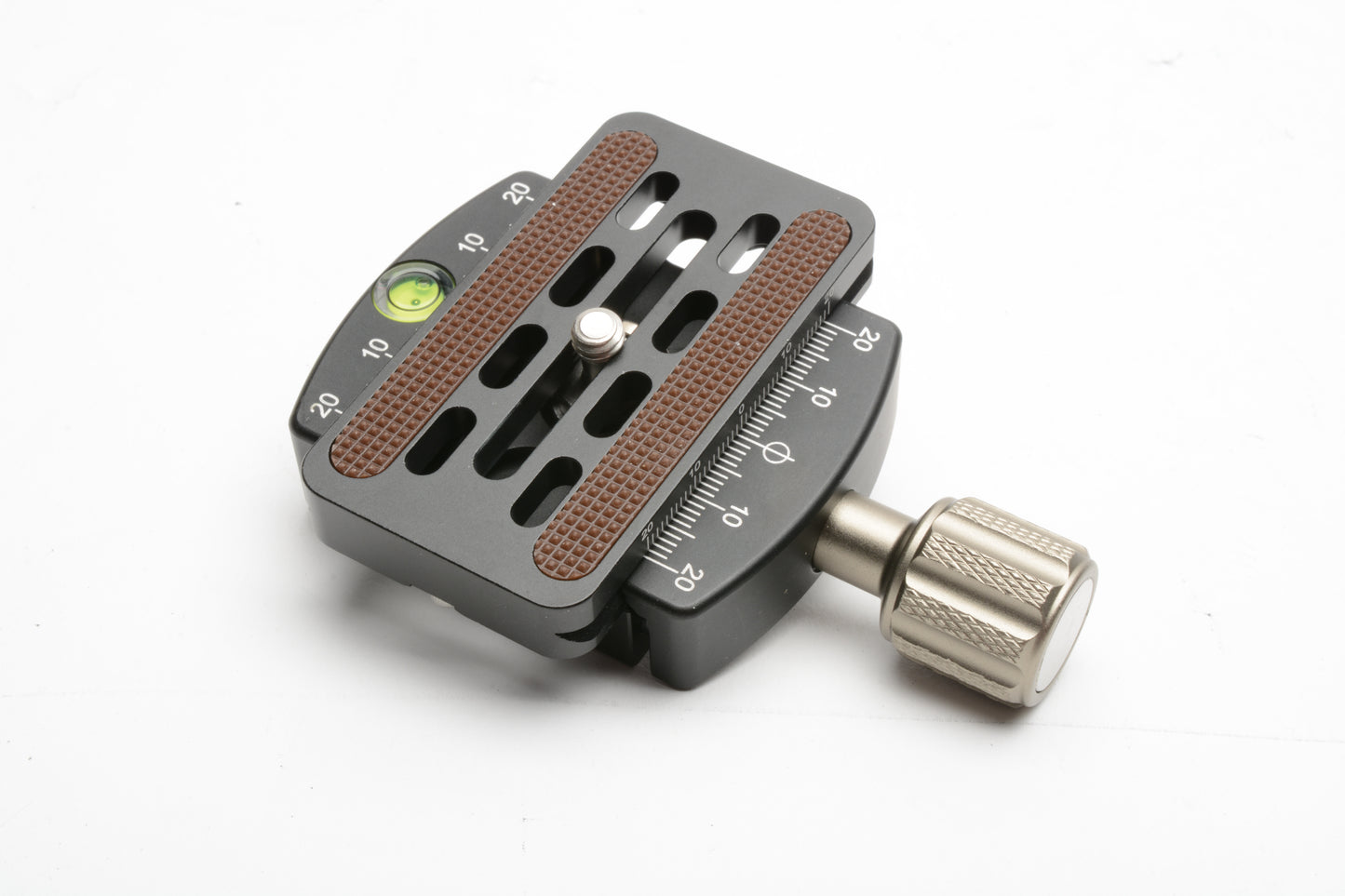 Leofoto LHC-50 50mm Screw-Knob Clamp With Plate For ARCA, New