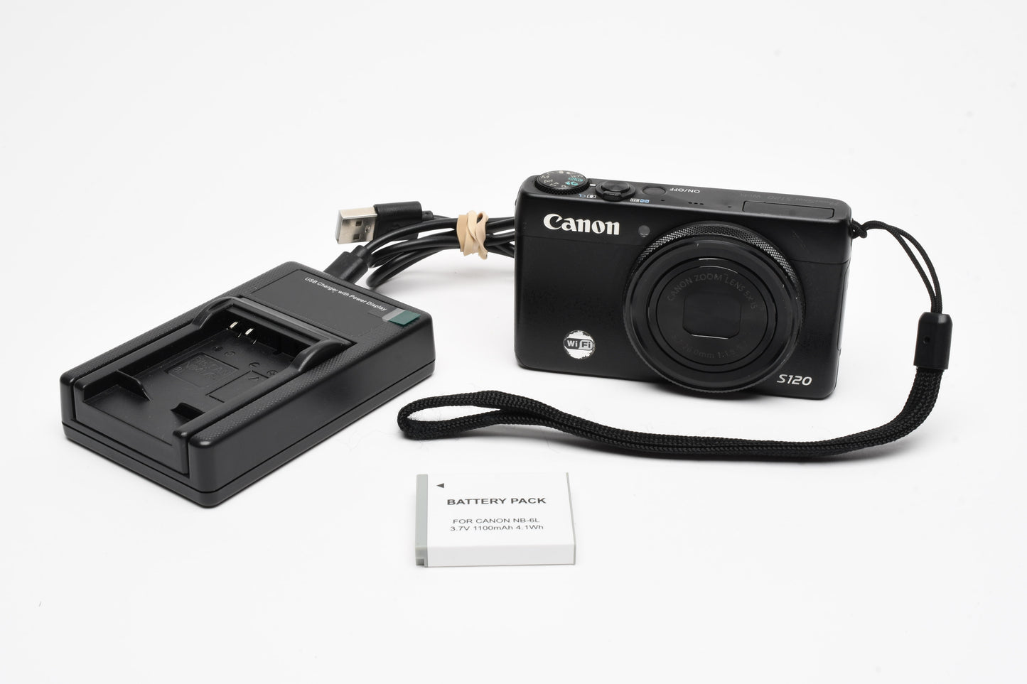 Canon PowerShot S120 20.3MP Digital Point&Shoot 4K camera, Tested, Great