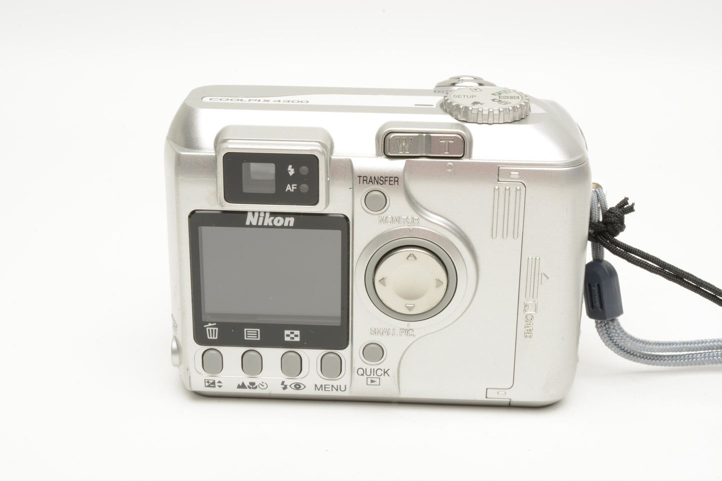 Nikon Coolpix 4300 4MP Digital Point&Shoot camera, Batt+charger+CF, Tested