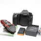 Canon EOS 60D Body, batt, charger, strap, USA, ONLY 538 Acts!