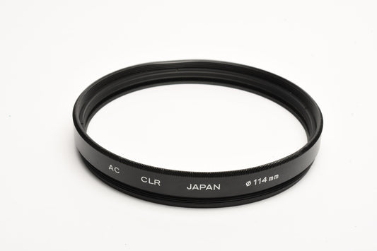 Minolta 114mm CLR / UV Clear Filter, Nice Quality