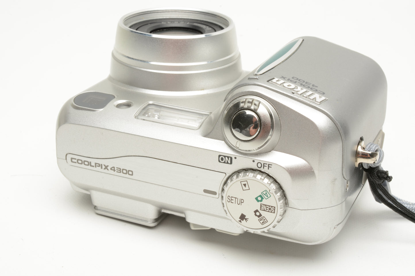 Nikon Coolpix 4300 4MP Digital Point&Shoot camera, Batt+charger+CF, Tested