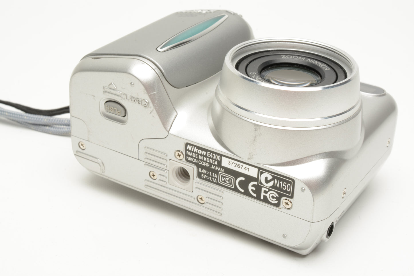 Nikon Coolpix 4300 4MP Digital Point&Shoot camera, Batt+charger+CF, Tested