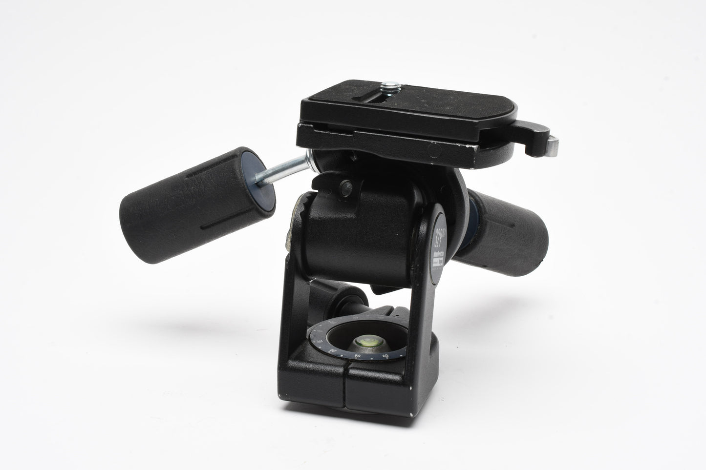 Manfrotto 329RC4 3-Way Tripod Pan Head + Quick Release Plate, Great