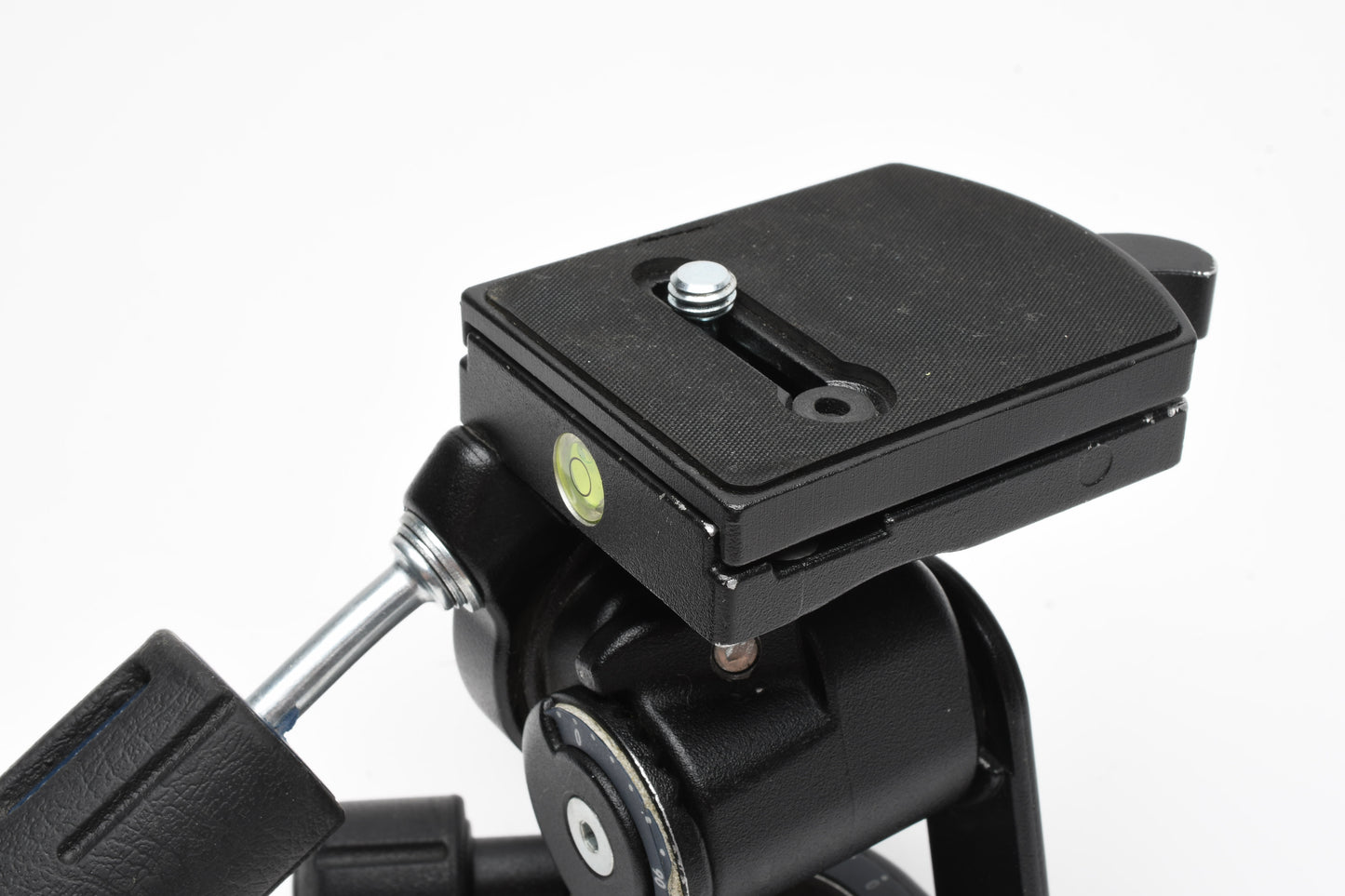 Manfrotto 329RC4 3-Way Tripod Pan Head + Quick Release Plate, Great