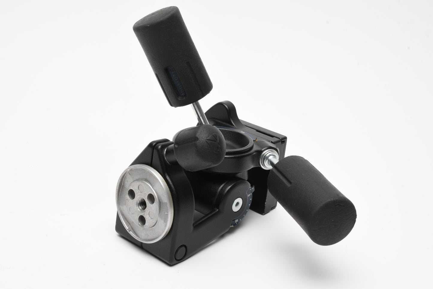 Manfrotto 329RC4 3-Way Tripod Pan Head + Quick Release Plate, Great