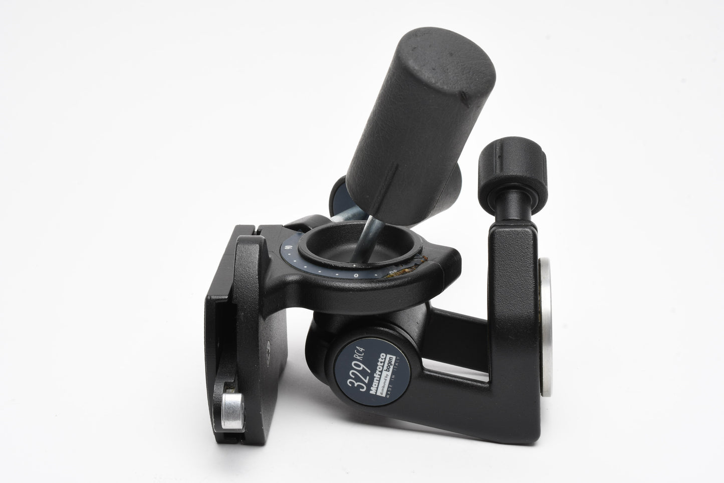 Manfrotto 329RC4 3-Way Tripod Pan Head + Quick Release Plate, Great